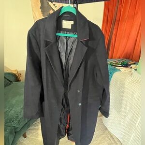 ASOS Black and Green Coat